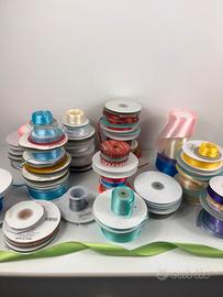 Lotto 85, bobine nastri, varie, misure e colori