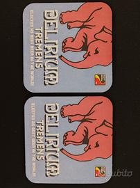 Delirium birra beer sottobicchieri coaster