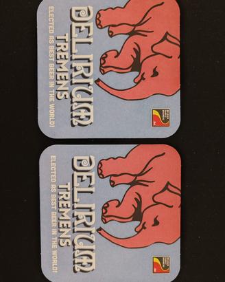 Delirium birra beer sottobicchieri coaster
