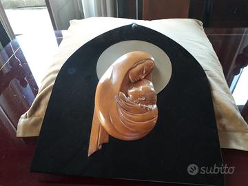 Icona sacra sopraletto vintage