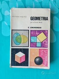 libro 1968 Geometria per la scuola media Cremones