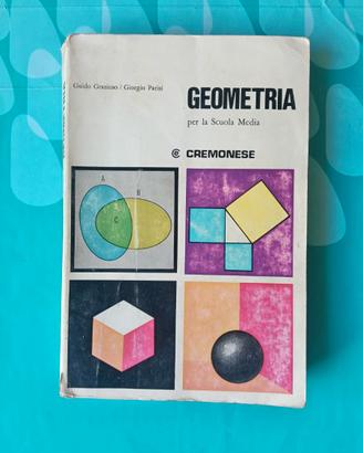 libro 1968 Geometria per la scuola media Cremones
