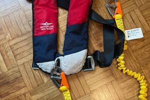 Giubbotto autogonfiabile 150N con cavo sicurezza