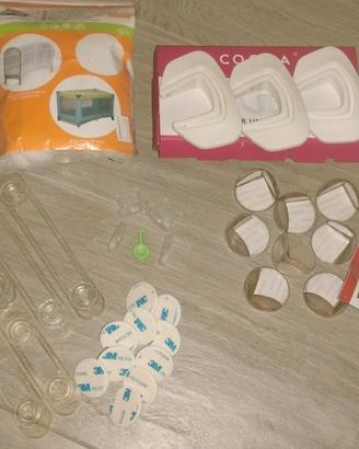 Paraspigoli,protezione prese, blocca porte + altro
