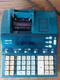 olivetti logos 582 calcolatrice vintage.