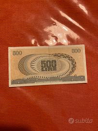 Banconota 500 lire  n 225105 23-02-1970