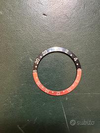 Inserto ghiera rolex gmt 16700/16710 rosso nero
