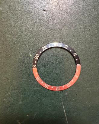 Inserto ghiera rolex gmt 16700/16710 rosso nero