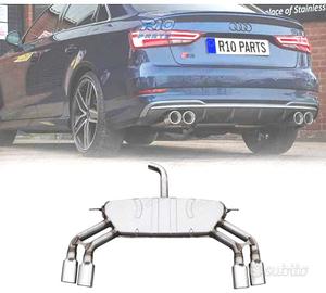 SILENZIATORE DI SCARICO AUDI A3 S LINE SEDAN 13-20
