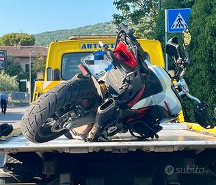 Ducati Multistrada 950s incidentata