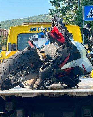 Ducati Multistrada 950s incidentata
