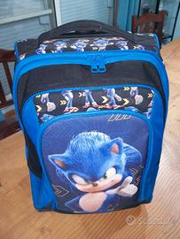 Zaino trolley scuola Sonic