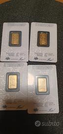 oro da investimento 24k 4x 5gr