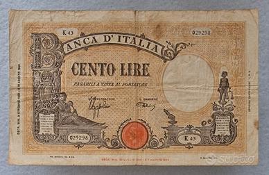 Banconota 100 Lire “Grande B” (RSI)