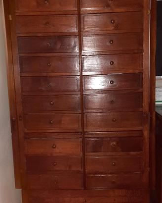 Schedario archivio con serrandina