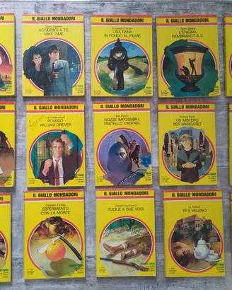 Lotto 12 - 15 volumi - Il Giallo Mondadori