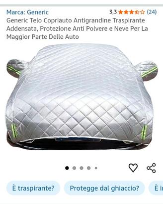 Copriauto antigrandine