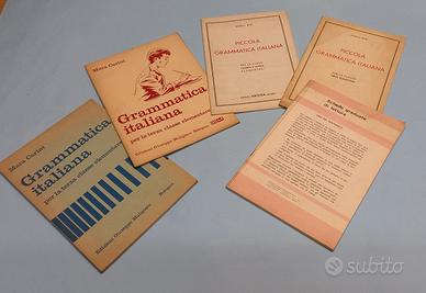 Libri didattici scuole elementari anni 50 italiano