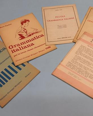Libri didattici scuole elementari anni 50 italiano