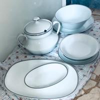 Servizio da tavola da 12 persone in porcellana