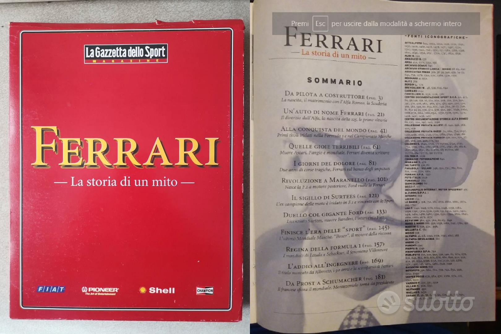 Per appassionati della Ferrari - 3 pubblicazioni - Libri e Riviste In  vendita a Brescia