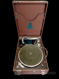 Grammofono inglese a valigetta Jedson