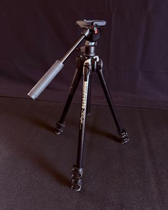 Treppiede Manfrotto 290 con testa fluida