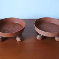 2 Portavaso con ruote