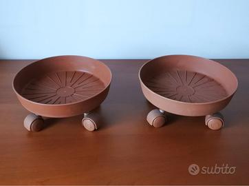 2 Portavaso con ruote