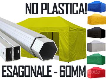 4x8 Gazebo ALU 60 ESA giallo portatile stand box