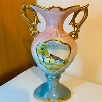 Vaso in porcellana dipinto a mano - anni del 1900