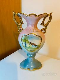 Vaso in porcellana dipinto a mano - anni del 1900