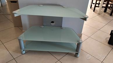 Carrello TV /stereo in vetro Prandini