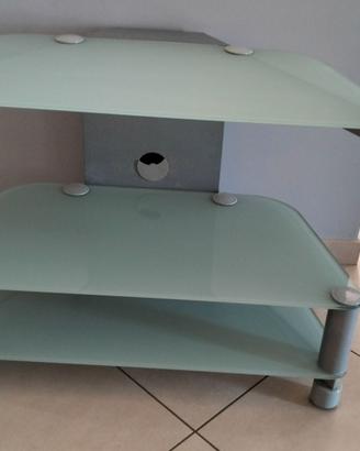Carrello TV /stereo in vetro Prandini