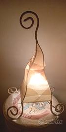 Lampada da terra artigianale