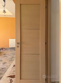Porte interne finitura legno: a battente, a libro