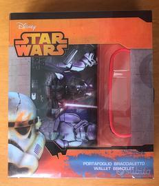 Star wars portafoglio e braccialetto - nuovi