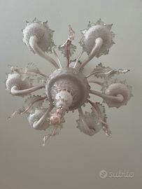 Lampadario in vetro di Murano