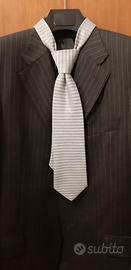 Completo uomo cerimonia con cravatta taglia 52