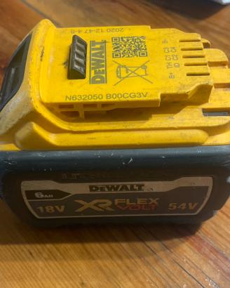 Batteria dewalt 54v 6ah