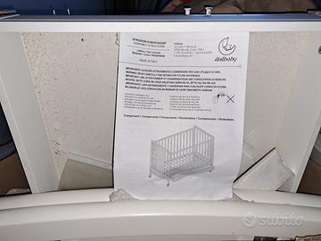 Lettino Legno bianco