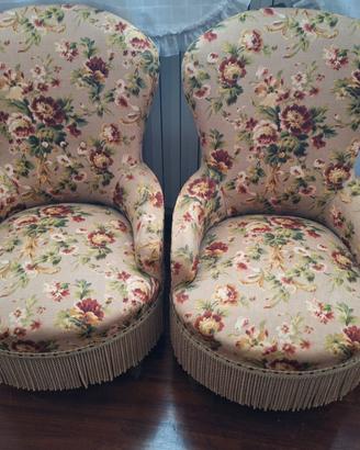 Coppia di poltroncine d’epoca
