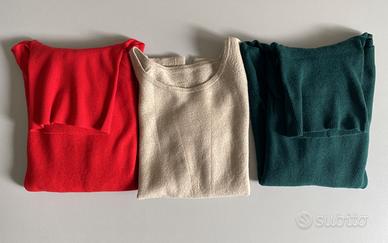 Lotto 6 Capi Maglieria Donna cashmere