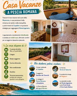 Last-minute Casa vacanze Pescia Romana