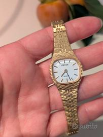 orologio vintage donna dorato