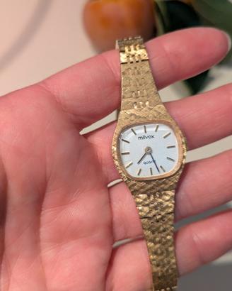 orologio vintage donna dorato