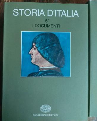 Storia d'italia - i documenti vol 1 e 2 einaudi