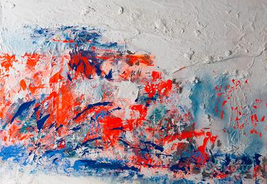 Quadro in acrilico su tela con telaio