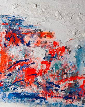 Quadro in acrilico su tela con telaio