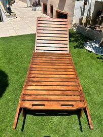 lettino legno massello 